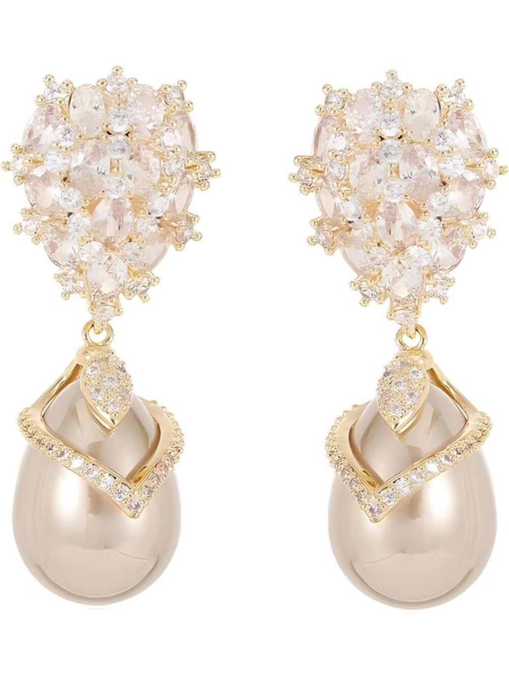 Elegant Pearl Drop Earrings for Brides | Wedding Jewelry, Statement Accessories